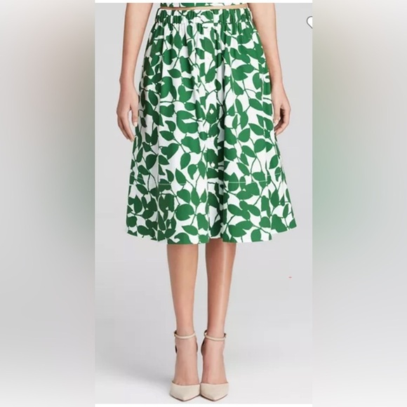 kate spade Dresses & Skirts - kate spade new york Garden Leaves Midi Skirt